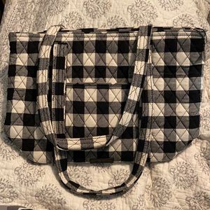 Vera Bradley Buffalo plaid small tote